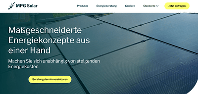 Website development - Mpg-solar - Creación de Sitios Web