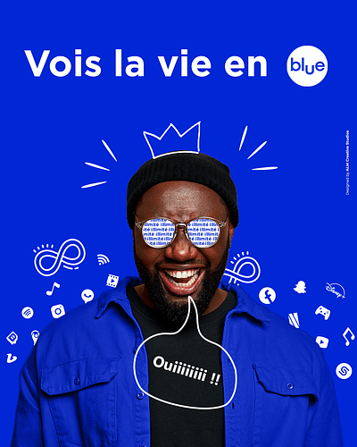 Campagne d'affichage BLUE - Advertising