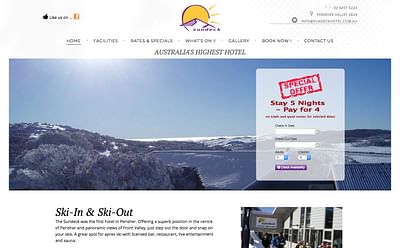 The Sundeck Hotel - Website Creation