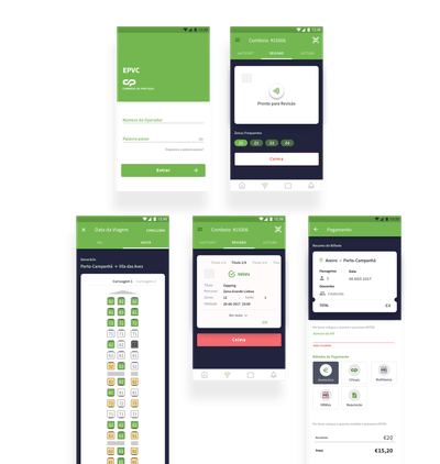 App for ticket inspectors of CP - Ergonomie (UX/UI)