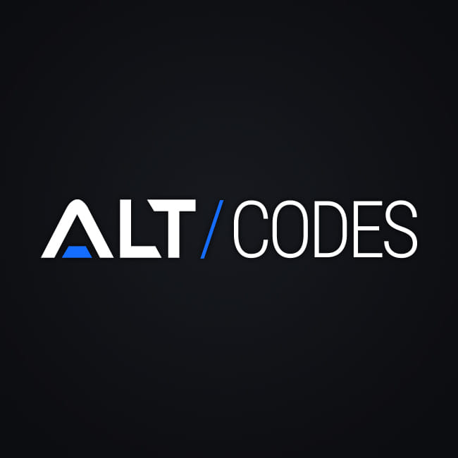 Alt Codes