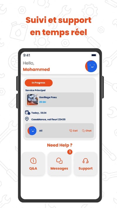 WashMinute Car Care Mobile Application - Application mobile