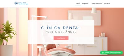Diseño y desarrollo web Clínica dental - Website Creation