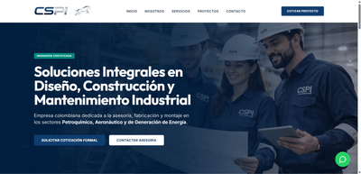 Desarrollo web CSPI - Growth Marketing