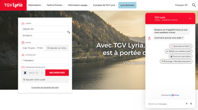 TGV Lyria : gestion complète de la plateforme digitale - Graphic Design