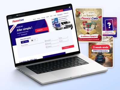 France Cars - Refonte graphique, stratégie SEO local & Ads - Digital Strategy