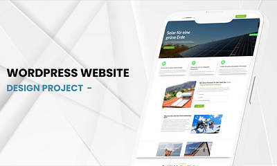 Greenexpresssolar Wordpress Design - Webseitengestaltung