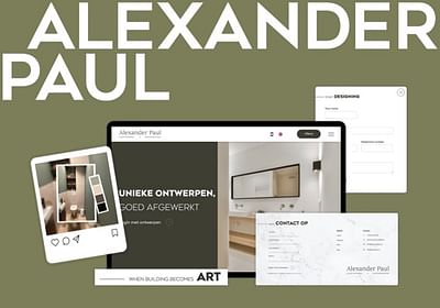 Web Design & Development for Alexander Paul (NL) - Développement de Logiciel