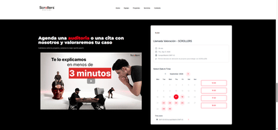 Web corporativa y automatización comercial para Scrollers - Creación de Sitios Web