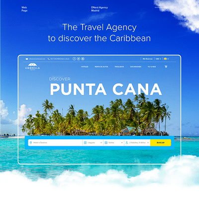 La agencia de viajes  para disfrutar el caribe - Ergonomy (UX/UI)