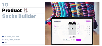 Interactive Web App: Product Builder - Software Entwicklung