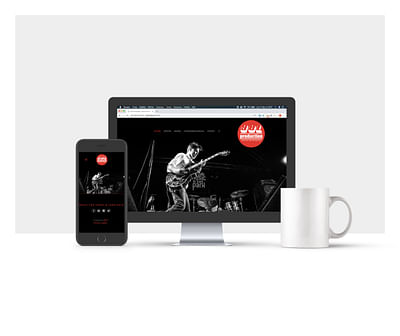 Création d'un site vitrine pour Gel Production🎸🎙 - Création de site internet