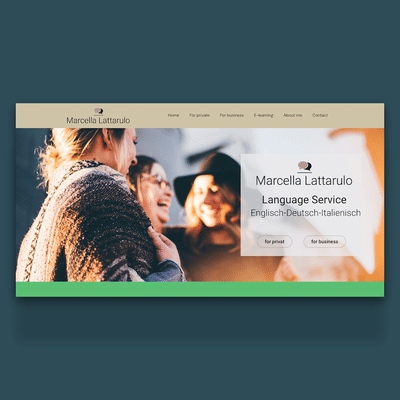 Marcella Lattarulo | Sprachtraining - Webseitengestaltung