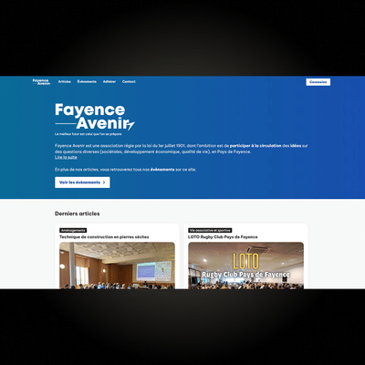 fayence-avenir.fr - Création de site internet