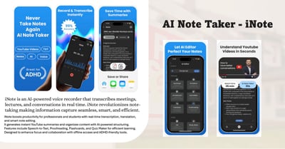 AI Note Taker - iNote - Mobile App