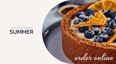 Online Cake Store - Grafikdesign