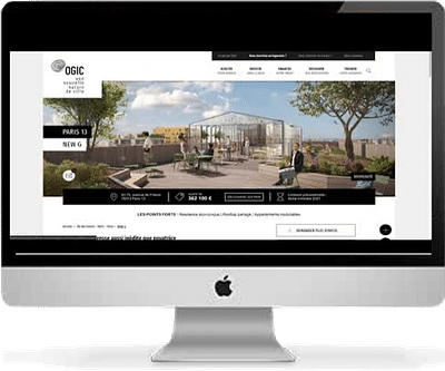 Site OGIC - Création de site internet