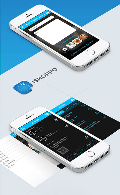 Ishoppo UI/UX Design - Stratégie digitale