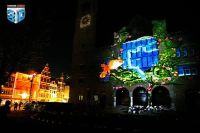 3D PROJECTION BEURS VAN BERLAGE - Publicidad