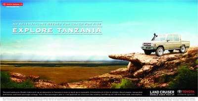Explore Tanzania 2 - Advertising