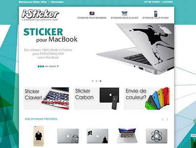 Stickers MacBook - E-commerce