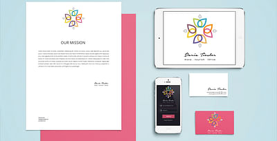 Daria Tiesler Logo & Stationary - Branding & Posizionamento