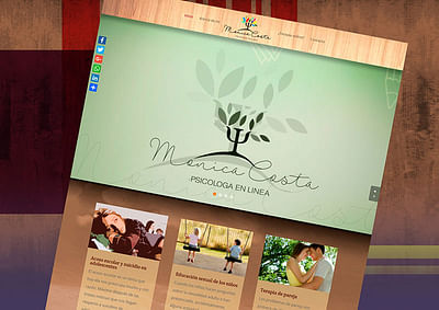 Web: http://www.monicacostapsicologaenlinea.com - Creación de Sitios Web