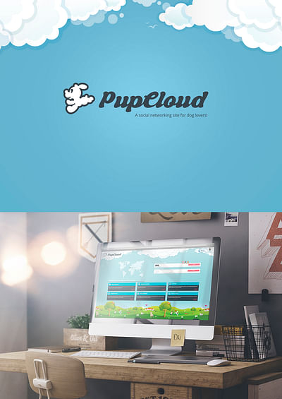 Diseño de identidad corporativa y web de PupCloud - Creación de Sitios Web