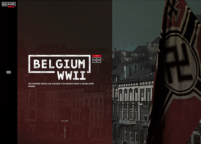 Archive de l'état - Belgium WWII - Website Creation
