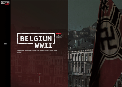 Archive de l'état - Belgium WWII - Création de site internet
