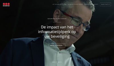 Securitas: ontwikkeling campagne platform - Website Creation