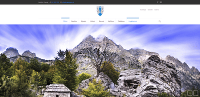 Website for Tropoje Municipality - Webseitengestaltung