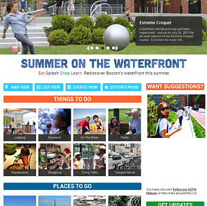 Summeronthewaterfront - Website Creatie