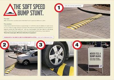 THE SOFT SPEED BUMP STUNT - Publicidad