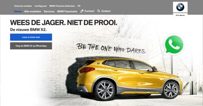 BMW : WHATSAPP WITH THE BMW X2 - Publicité