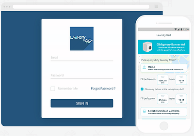 Laundry kart - Ergonomy (UX/UI)
