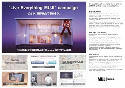 LIVE EVERYTHING MUJI - Advertising