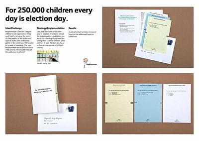 FOR A QUARTER OF A MILLION CHILDREN IT´S ELECTION DAY EVERYDAY
