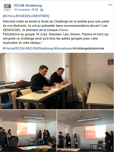 Stratégie de communication : Adira-ISCOM - Stratégie de contenu