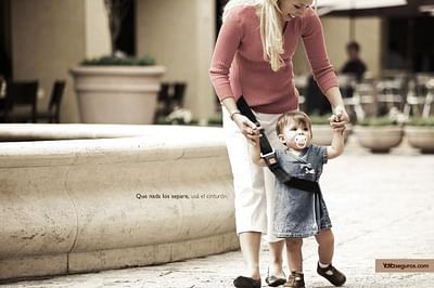 Mom and child - Werbung