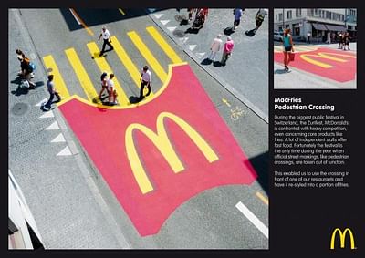 MACFRIES PEDESTRIAN CROSSING - Publicité