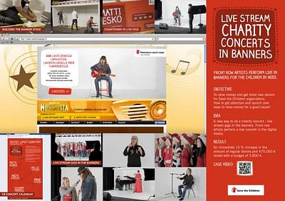 LIVE STREAM CHARITY CONCERTS IN BANNERS - Digital Strategy