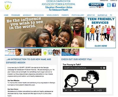 Be the Influence Campaign for GCAPP - Advertising