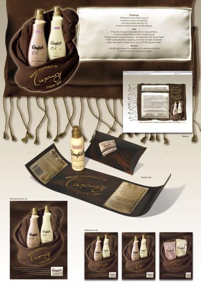WRAP YOURSELF IN LUXURY - Advertising