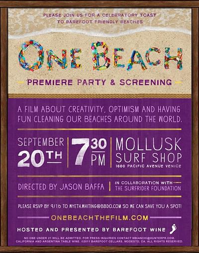 One Beach Trash Mosaic, 1 - Advertising
