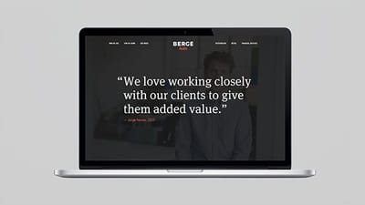 Bergé Rebranding - Branding & Positionering