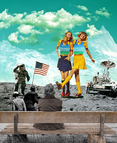 Retro Collage art - Graphic Designs - Estrategia digital