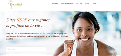 création site internet ndjanga - Creación de Sitios Web