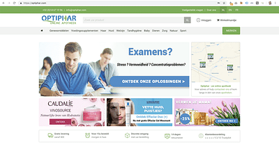 Optiphar Online Apotheek Webshop - Digital Strategy
