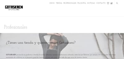 Tienda Online Gotaskaen Upcycling - E-commerce
